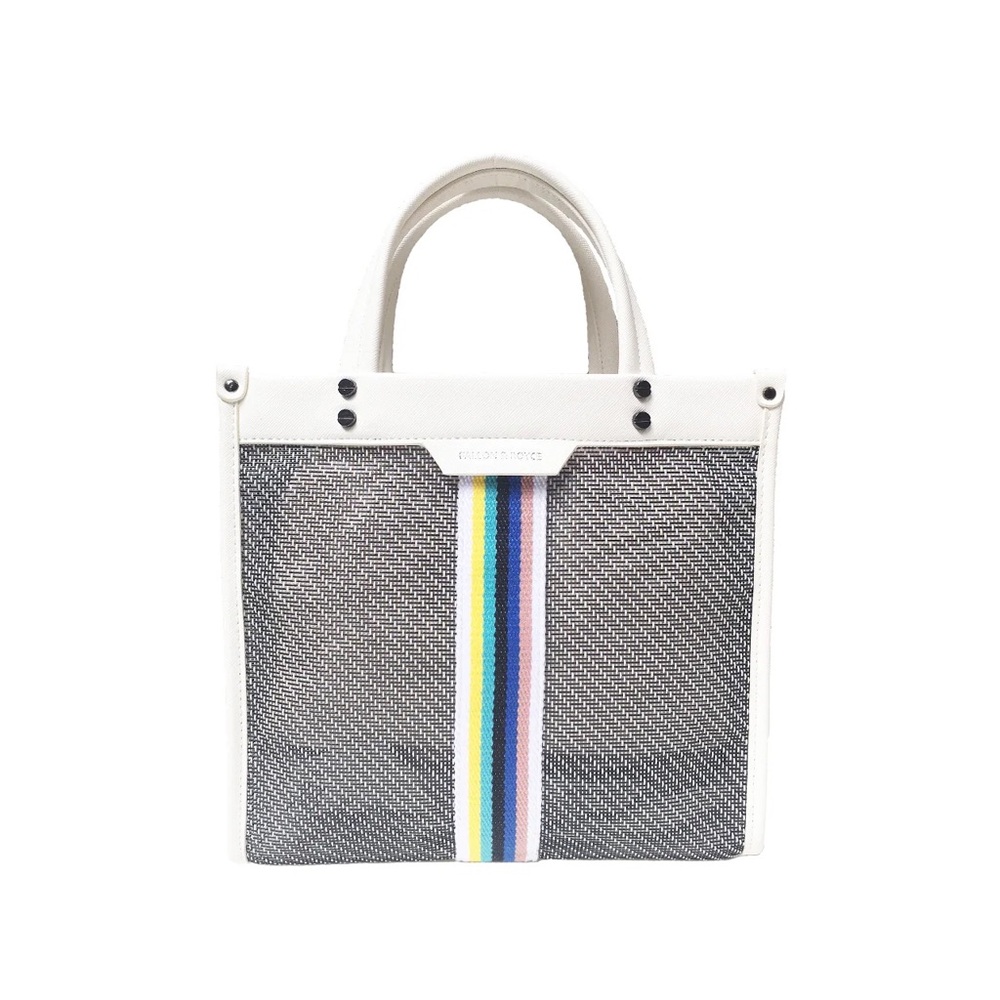 Fallon & Royce Stevie Tote Bag Mini Mesh Crossbody Strap Removable
